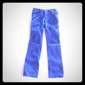 Blue Straight Leg Skinny Jeans - Girls Size 8